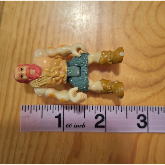 Imaginext Pirate Caveman 2004 Red Orange Hair 2.5" Vintage Figure Sabertooth - Picture 7 of 7